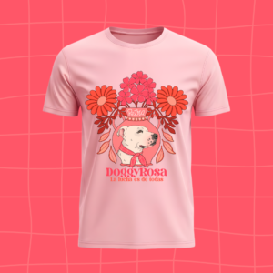 Camiseta Doggy Rosa