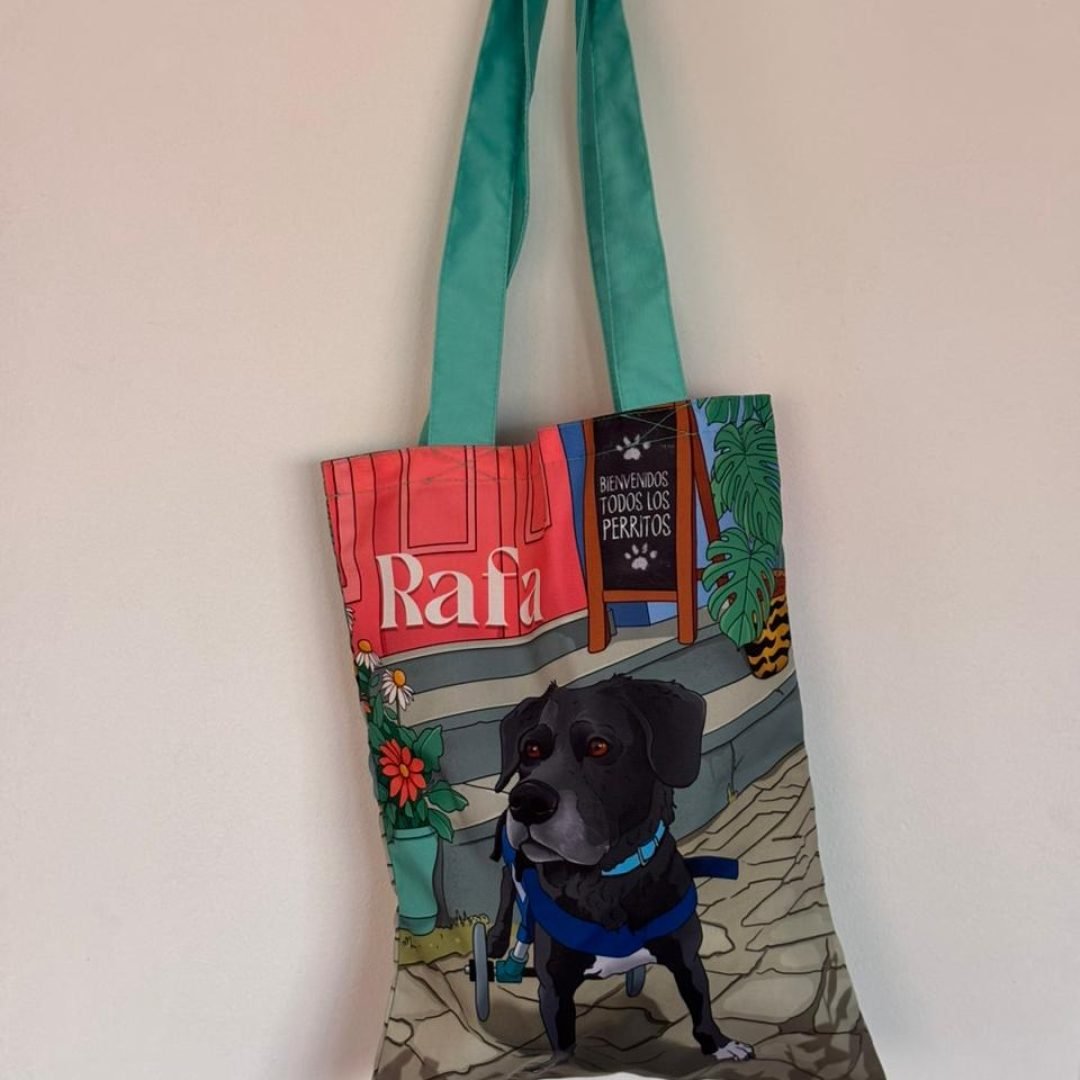 Totebag Doggy in Home